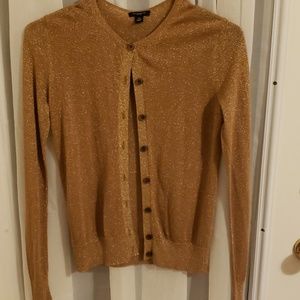 Gold sparkly cardigan